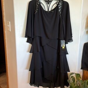 Women’s size 12 NWT black tiered dress
